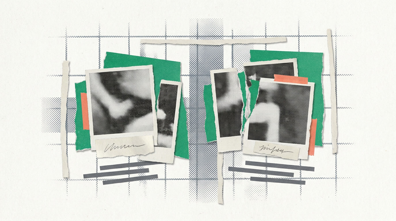 A wall of visual record cards, each showing a photo and a few key fields, replacing rows of a spreadsheet