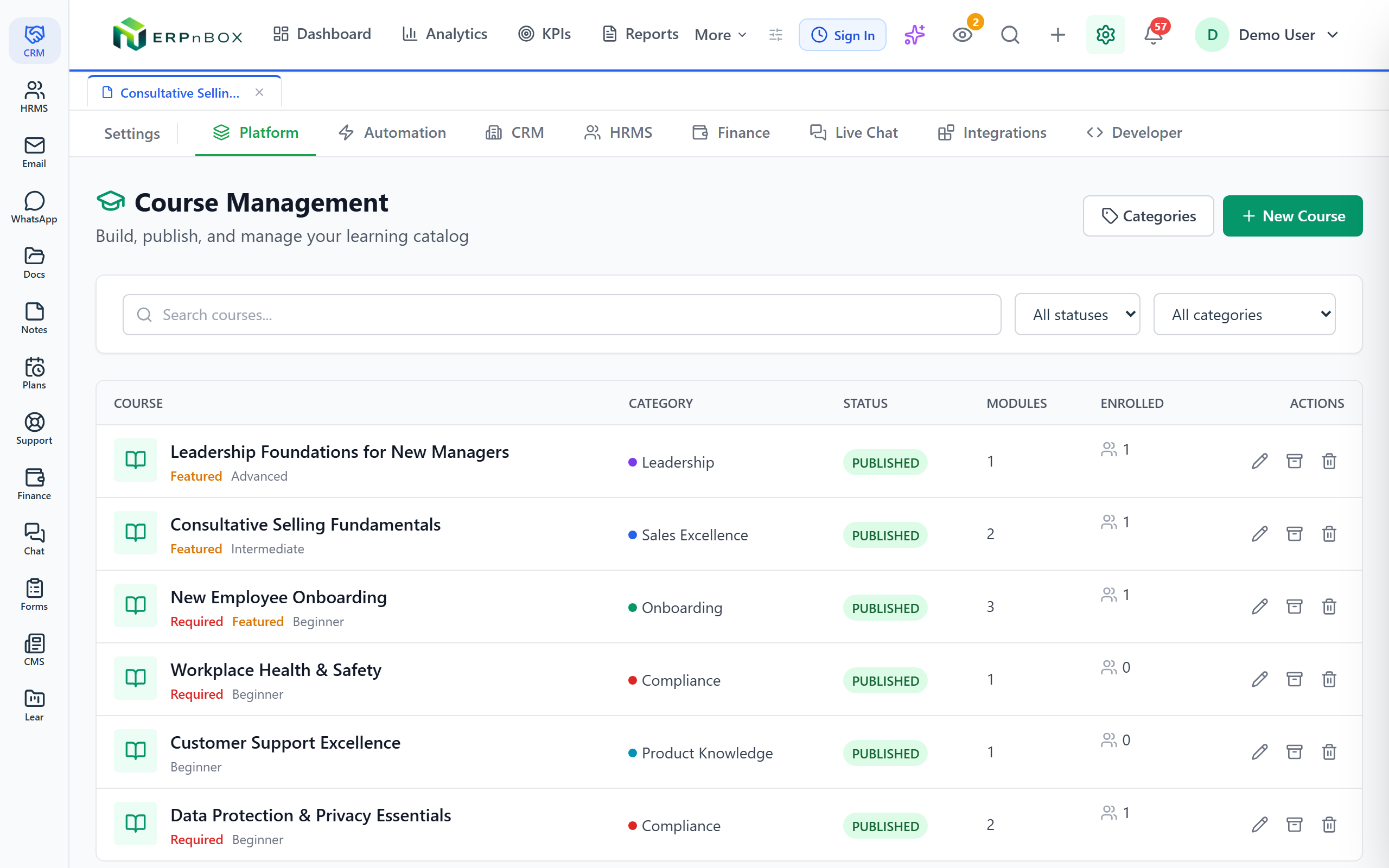 Build and manage the catalog without a specialist